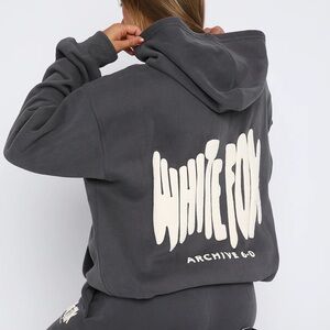 White Fox Boutique Gray Hoodie